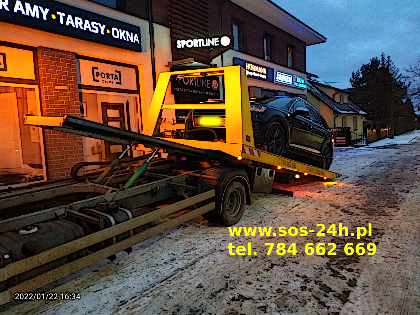 Holowanie Kartuzy Gdańsk Audi SQ7